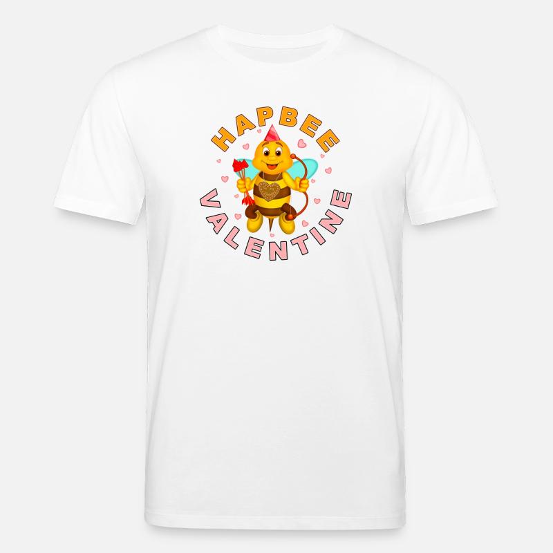 HAPBEE Saint-Valentin avec texte - T-shirt bio CREATOR Stanley/Stella Unisexe - blanc