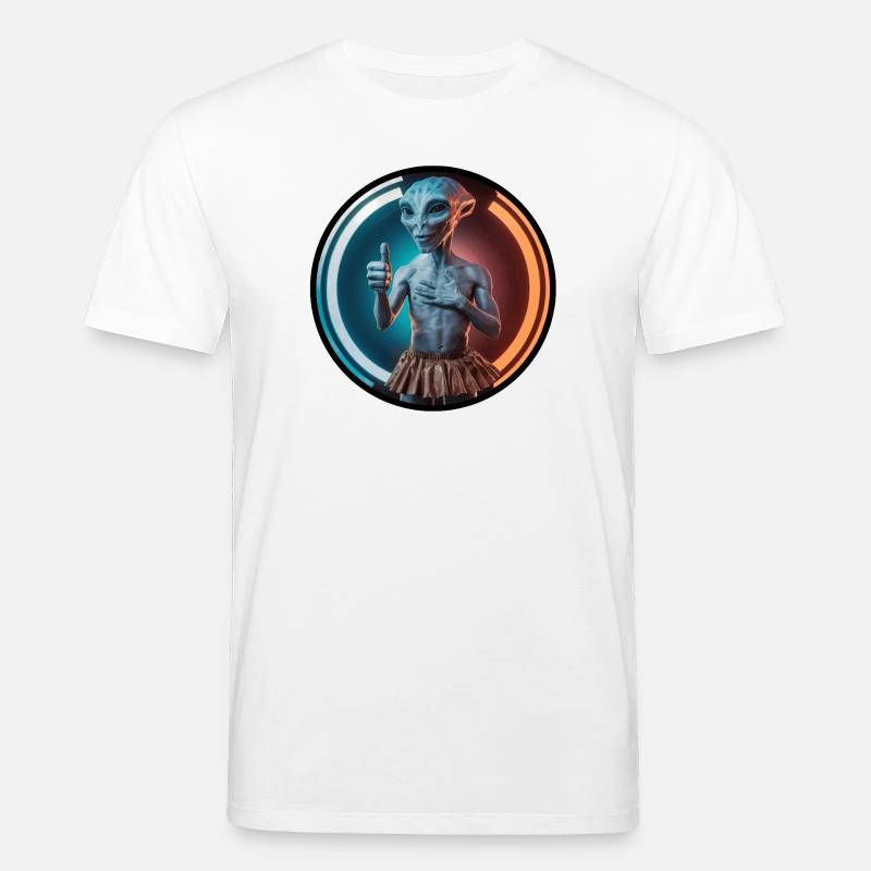 Woke alien - Stanley/Stella Unisex Bio-T-Shirt CREATOR  - Weiß