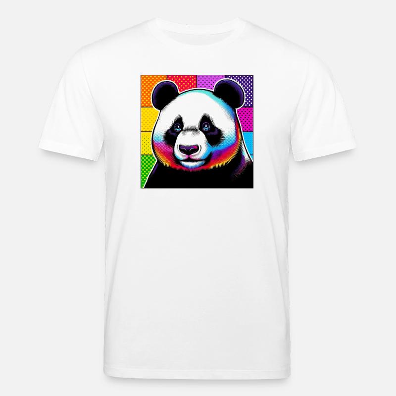 panda - T-shirt bio CREATOR Stanley/Stella Unisexe - blanc