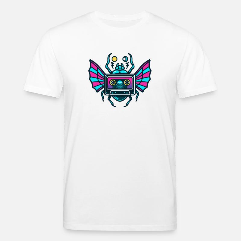 Neon Mixtape Skarabäus - Stanley/Stella Unisex Bio-T-Shirt CREATOR  - Weiß