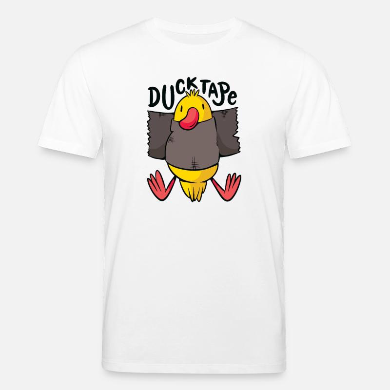 Duck Taping Comedy Charakterdesign - Stanley/Stella Unisex Bio-T-Shirt CREATOR  - Weiß