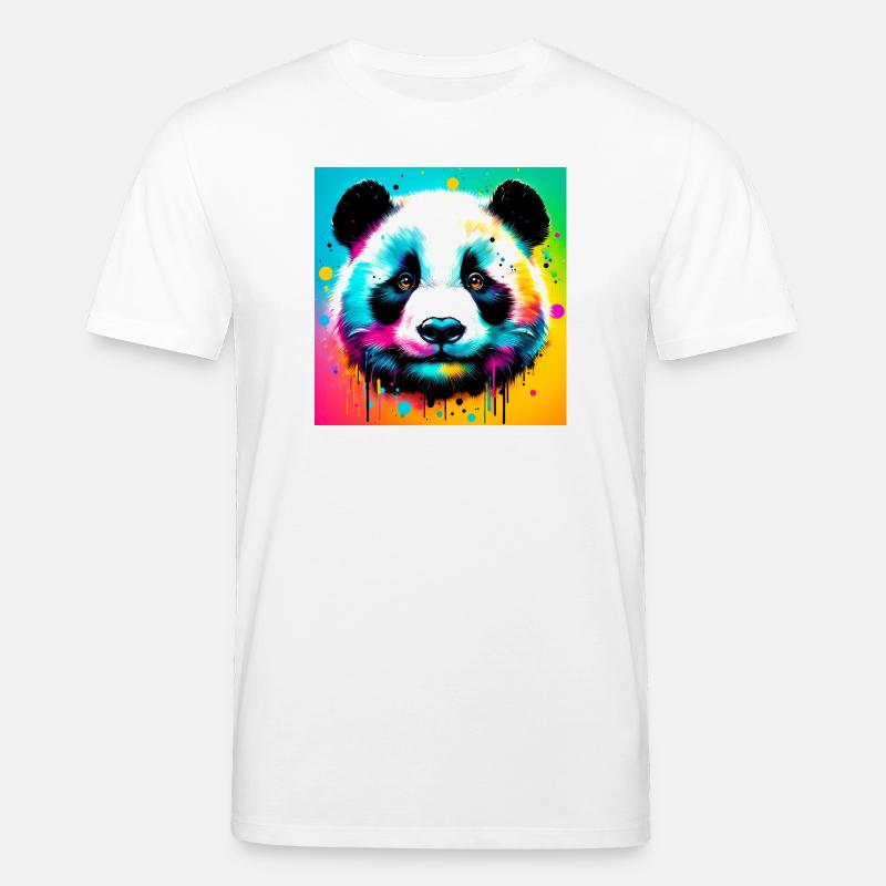 Panda - Stanley/Stella Unisex Bio-T-Shirt CREATOR  - Weiß