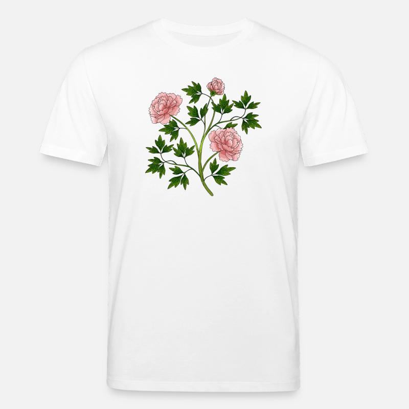 Blumen - Stanley/Stella Unisex Bio-T-Shirt CREATOR  - Weiß