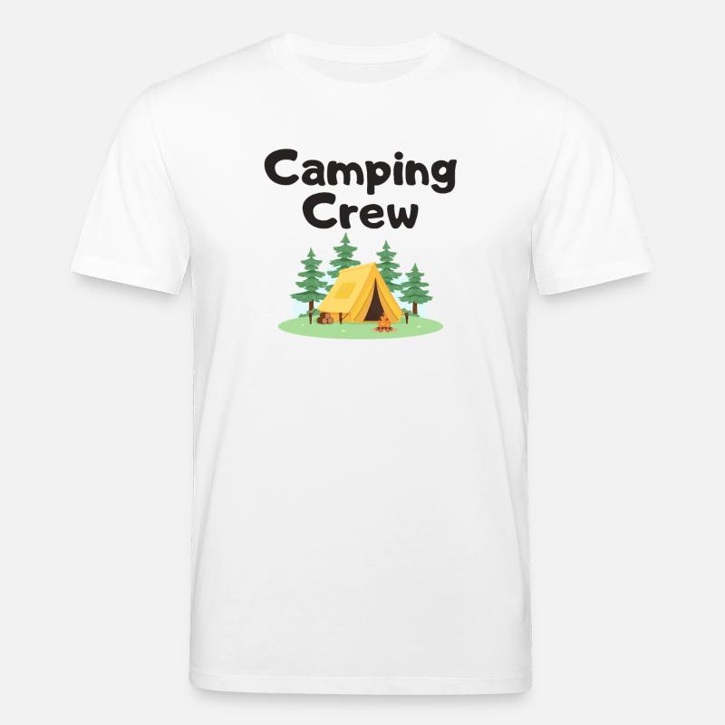 Conception de tente de camping d’aventure - T-shirt bio CREATOR Stanley/Stella Unisexe - blanc