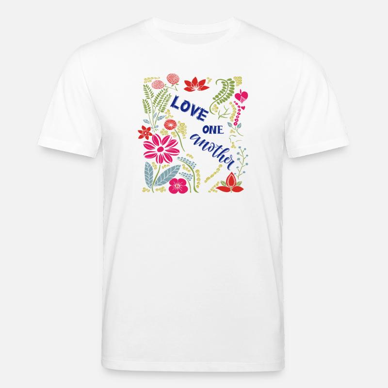 Aimez-vous les uns les autres - T-shirt bio CREATOR Stanley/Stella Unisexe - blanc