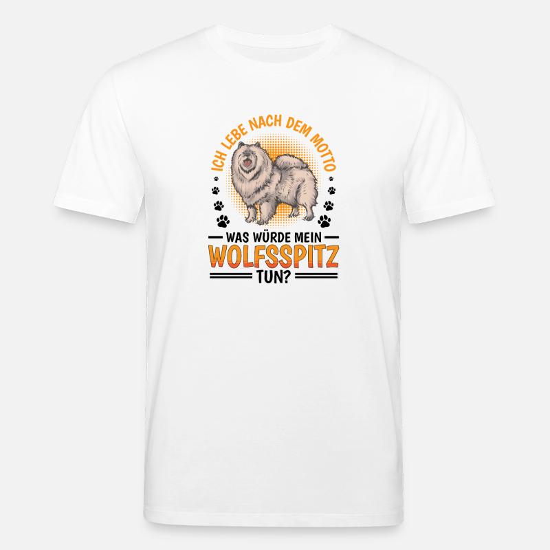 What would Wolfspitz do German Wolfspitz - Stanley/Stella CREATOR Unisex Organic T-Shirt - white