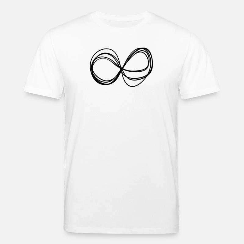 Abstracte never ending Infinity always different - Stanley/Stella CREATOR Unisex Organic T-Shirt - white