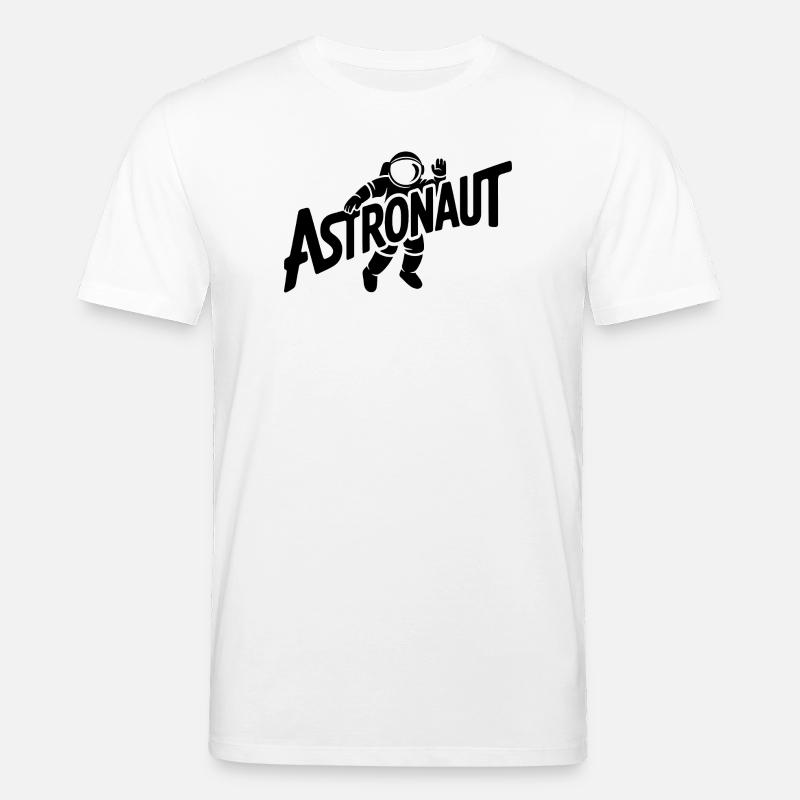 Astronaut - Cool Astonomy Logo - Stanley/Stella Unisex Bio-T-Shirt CREATOR  - Weiß