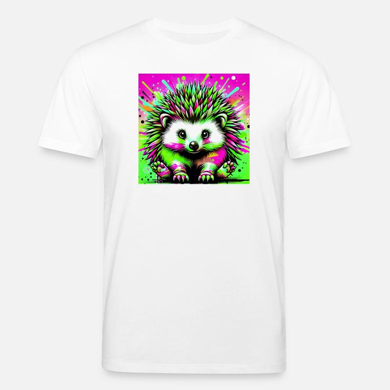 Igel - Stanley/Stella Unisex Bio-T-Shirt CREATOR  - Weiß