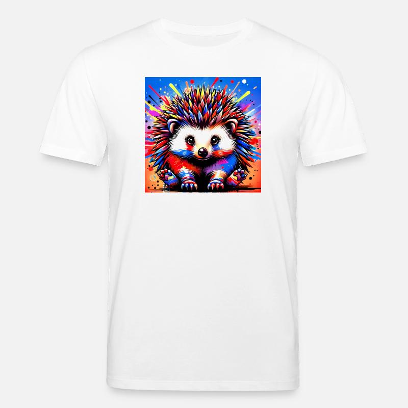 Igel - Stanley/Stella Unisex Bio-T-Shirt CREATOR  - Weiß