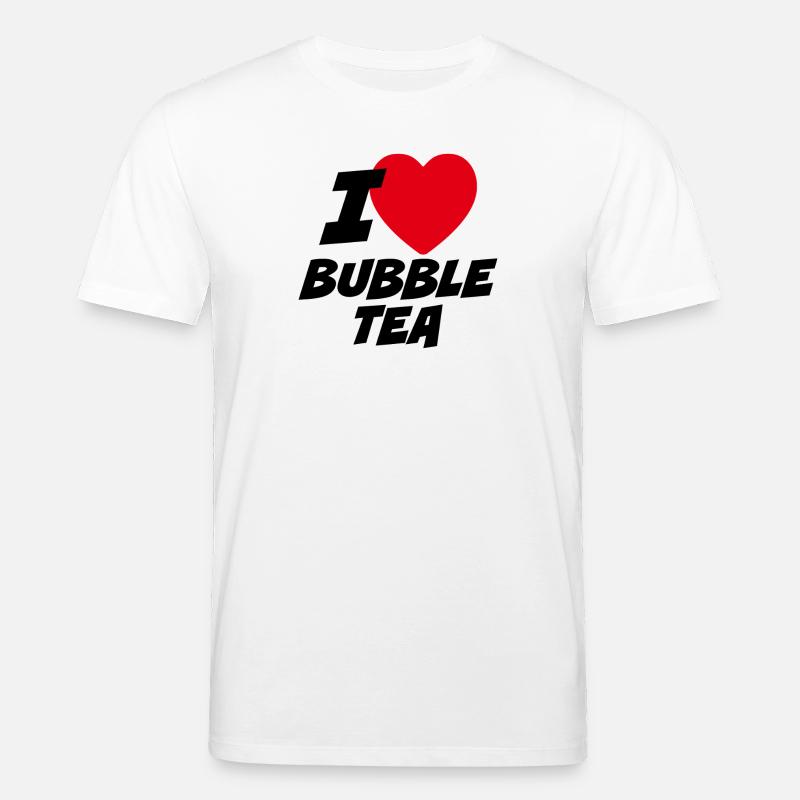 Ich liebe Bubble Tea - Stanley/Stella Unisex Bio-T-Shirt CREATOR  - Weiß