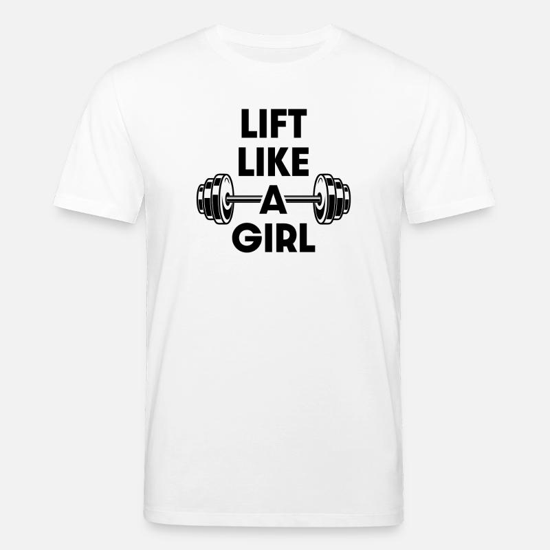 Heben Sie wie ein Mädchen - Stanley/Stella Unisex Bio-T-Shirt CREATOR  - Weiß