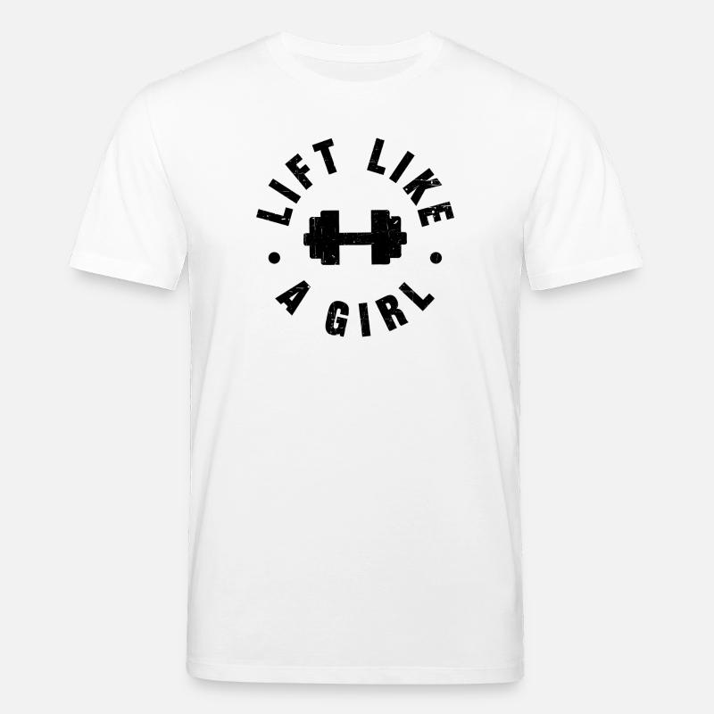 Heben Sie wie ein Mädchen - Stanley/Stella Unisex Bio-T-Shirt CREATOR  - Weiß