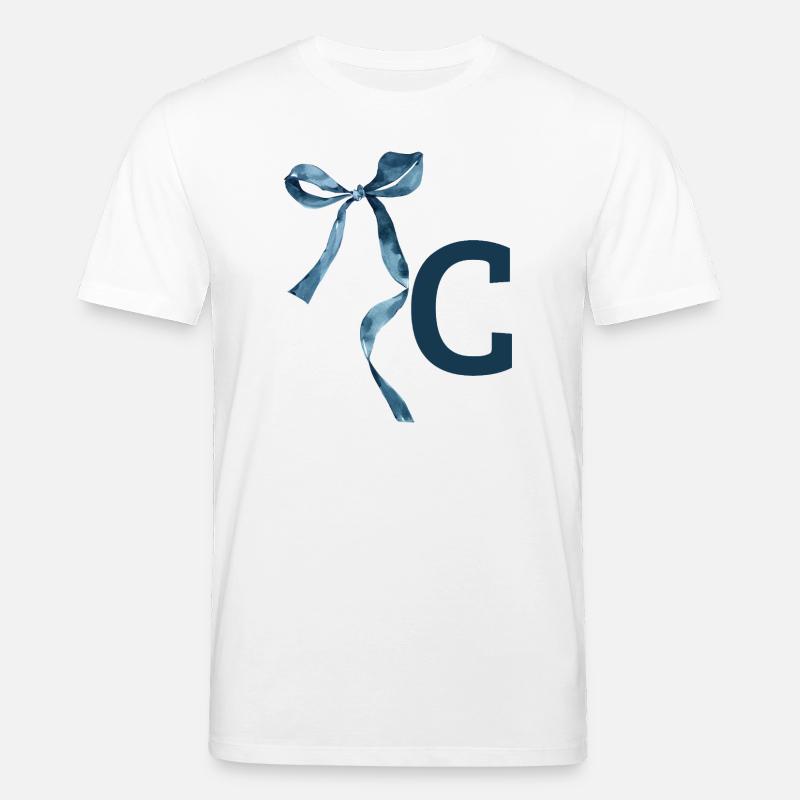 Monogram c Geschenkidee - Stanley/Stella Unisex Bio-T-Shirt CREATOR  - Weiß