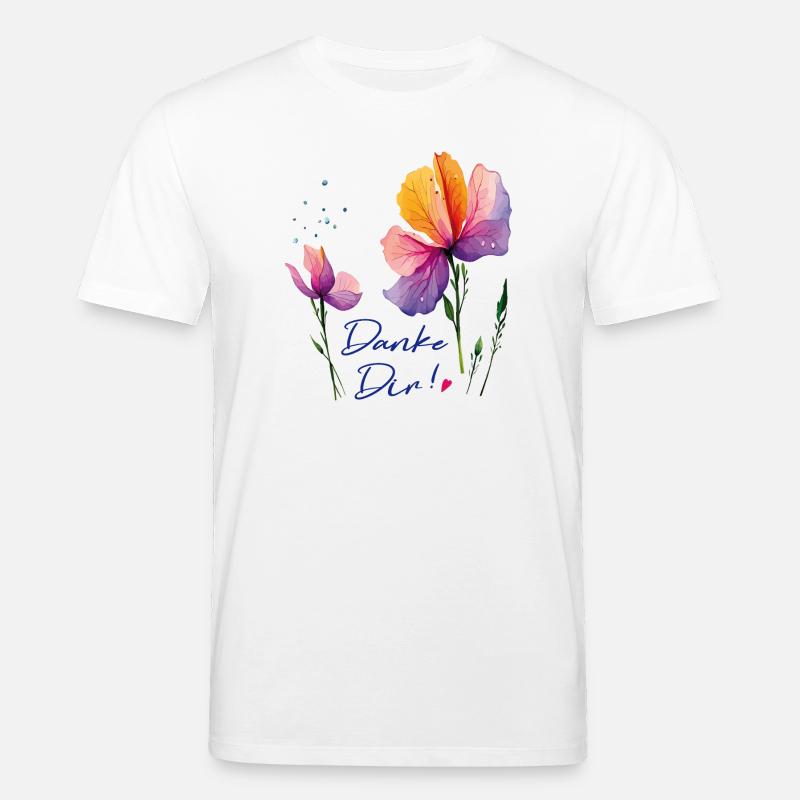  Danke Dir - Stanley/Stella Unisex Bio-T-Shirt CREATOR  - Weiß