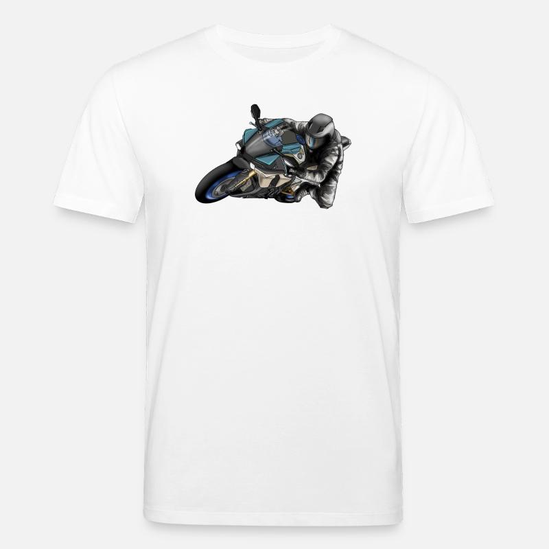 Adrenalin Motorrad Racing Design - Stanley/Stella Unisex Bio-T-Shirt CREATOR  - Weiß