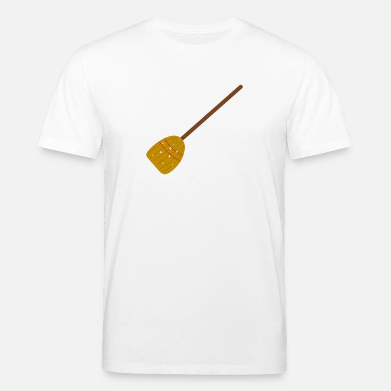 Sternenhexenbesen in Herbstfarben - Stanley/Stella Unisex Bio-T-Shirt CREATOR  - Weiß