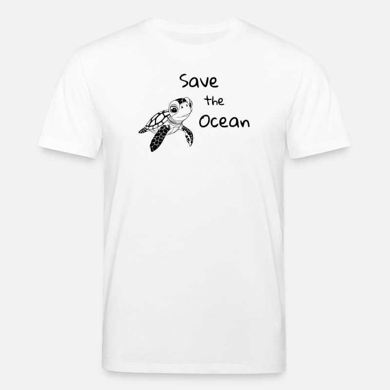 Reed Toad - Save the Ocean - Stanley/Stella CREATOR Unisex Organic T-Shirt - white
