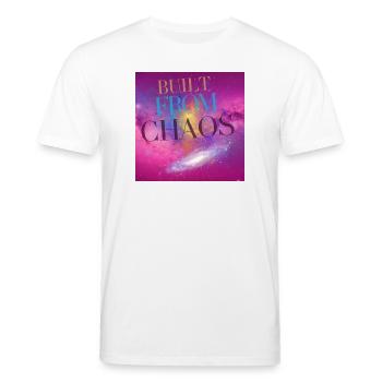 Cosmic Revelation with Chaos Motif - Stanley/Stella CREATOR Unisex Organic T-Shirt - white - Front - Alina (178cm) & Michal (187cm)