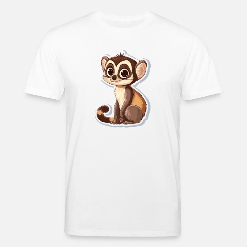 Lemur - Stanley/Stella Unisex Bio-T-Shirt CREATOR  - Weiß