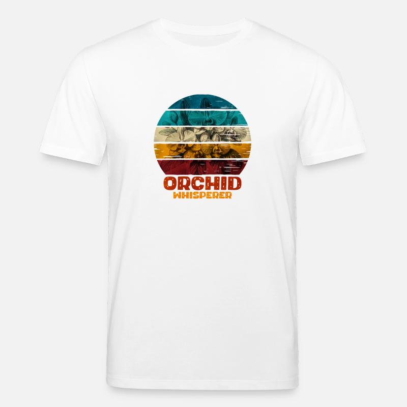 Orchidee Flüsterer Design - Stanley/Stella Unisex Bio-T-Shirt CREATOR  - Weiß