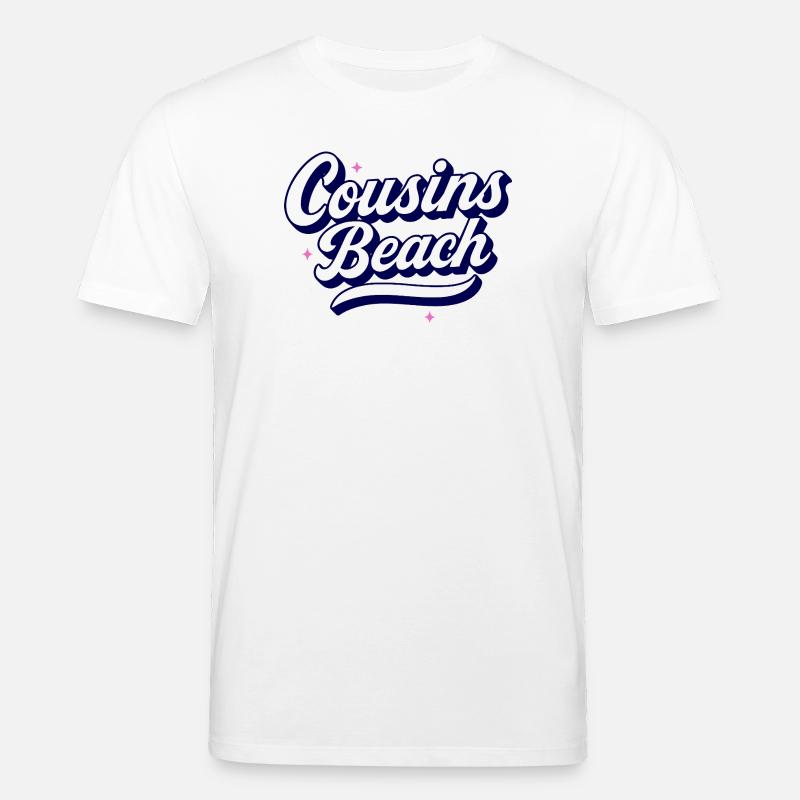 Cousins Beach – Retro Script Design - Stanley/Stella Unisex Bio-T-Shirt CREATOR  - Weiß