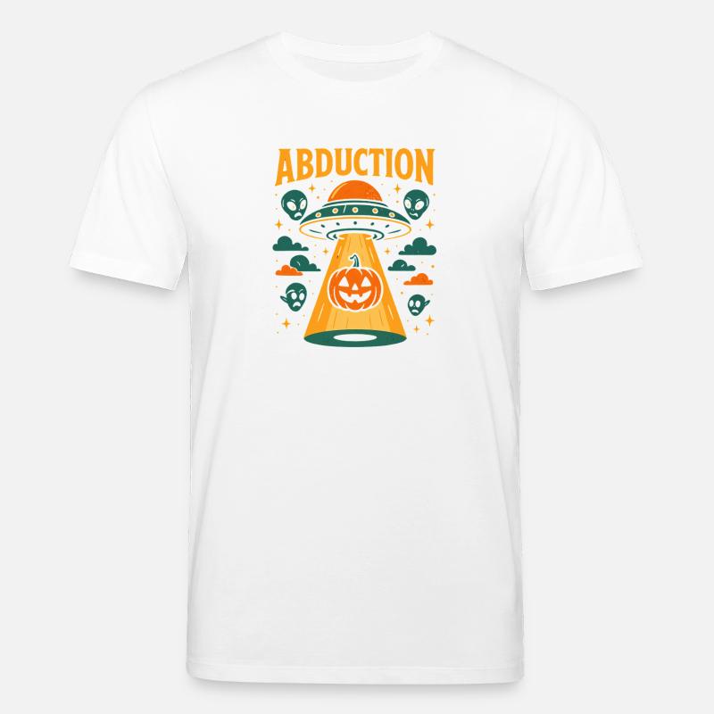 Conception de citrouille d'Halloween spatiale - T-shirt bio CREATOR Stanley/Stella Unisexe - blanc