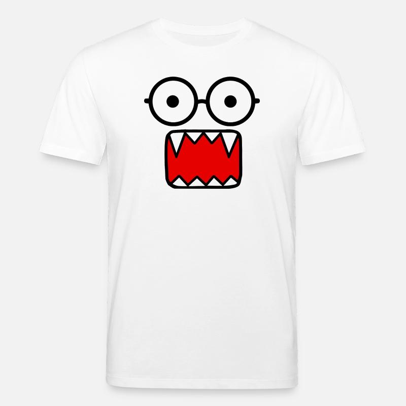Monstre rétro Emo Halloween Y2K - T-shirt bio CREATOR Stanley/Stella Unisexe - blanc