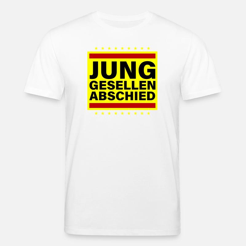 Junggesellenabschied Jga Spruch - Stanley/Stella Unisex Bio-T-Shirt CREATOR  - Weiß