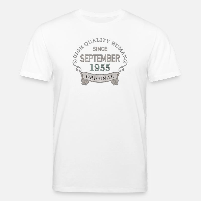 Seit_September_1955 - Stanley/Stella Unisex Bio-T-Shirt CREATOR  - Weiß