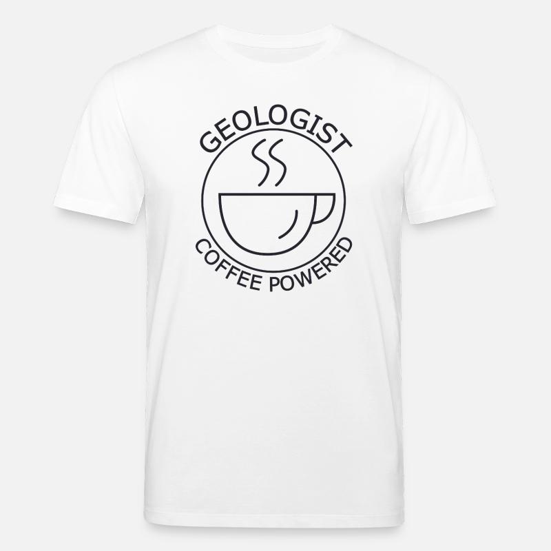 Geologist Coffee Powered Geology - Stanley/Stella Unisex Bio-T-Shirt CREATOR  - Weiß