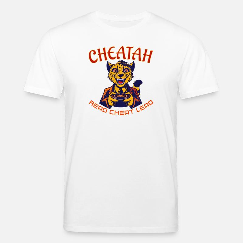 Cheatah Gaming Maskottchen Design - Stanley/Stella Unisex Bio-T-Shirt CREATOR  - Weiß