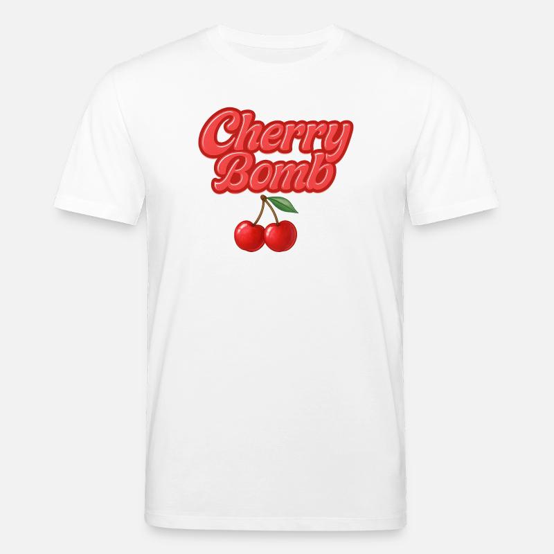 cherry bomb / y2k design - Stanley/Stella Unisex Bio-T-Shirt CREATOR  - Weiß