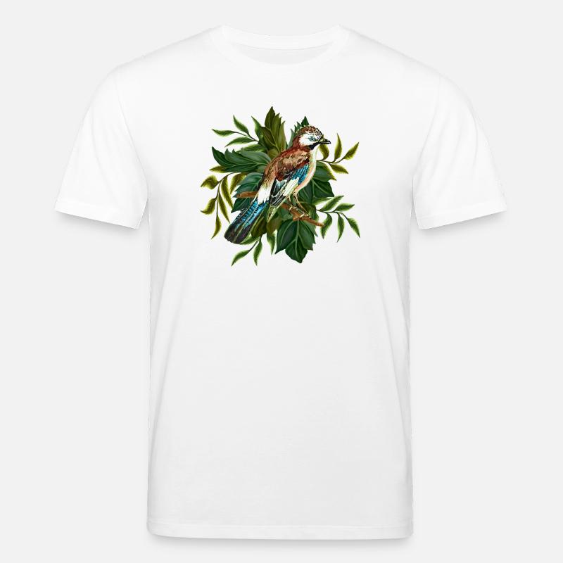 Bunter Vogel - Stanley/Stella Unisex Bio-T-Shirt CREATOR  - Weiß