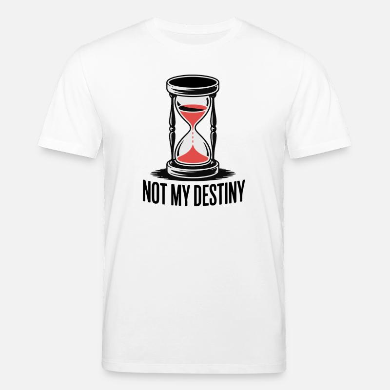 Einzigartige Sanduhr mit fettem Text - Stanley/Stella Unisex Bio-T-Shirt CREATOR  - Weiß