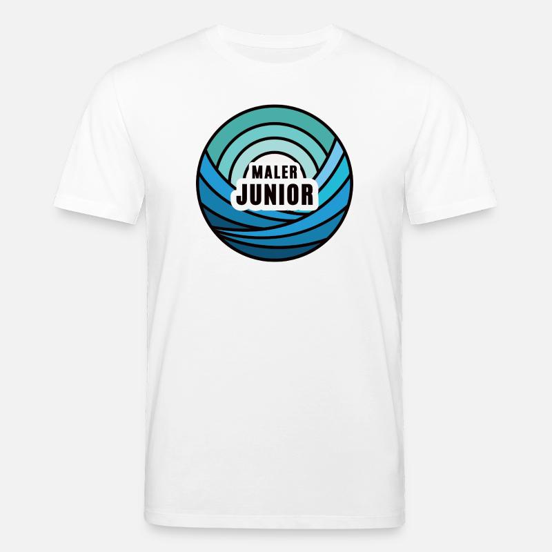 Junior Painter Apprentice Successor Child Painter's Son - Stanley/Stella CREATOR Unisex Organic T-Shirt - white
