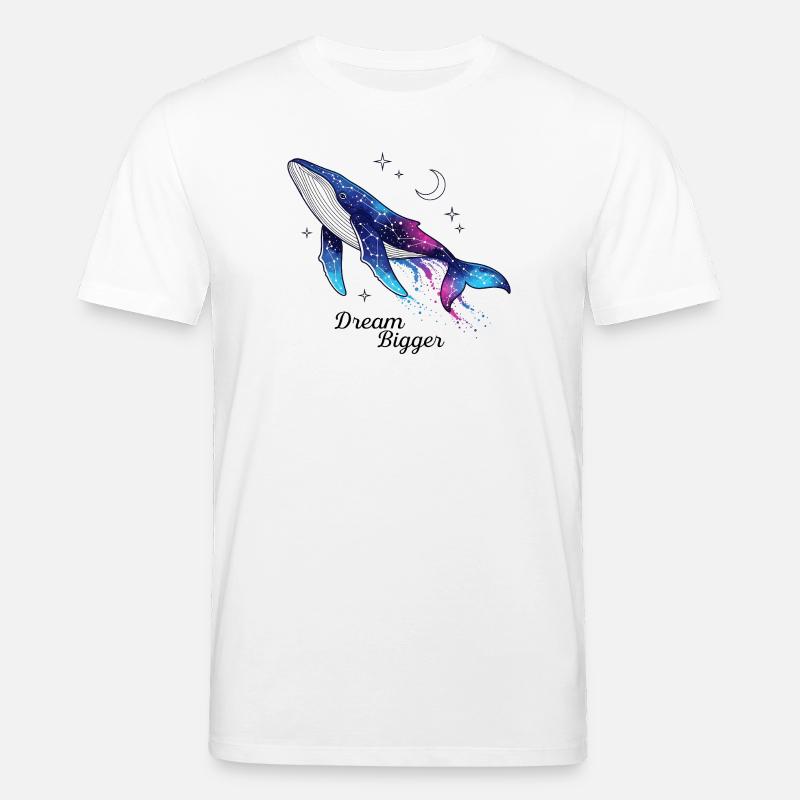 Rêve plus grande baleine - T-shirt bio CREATOR Stanley/Stella Unisexe - blanc