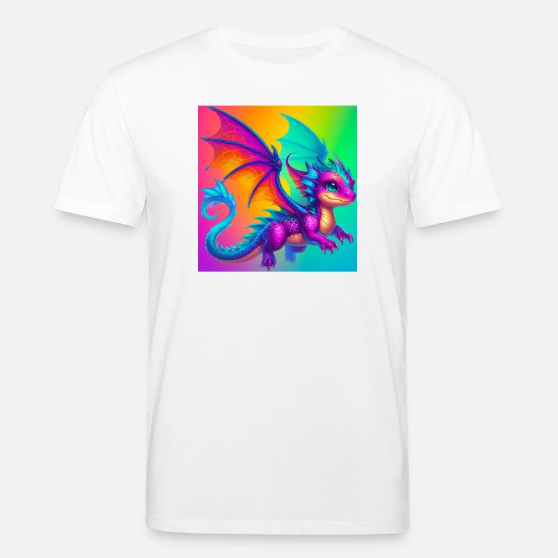 Drache - Stanley/Stella Unisex Bio-T-Shirt CREATOR  - Weiß
