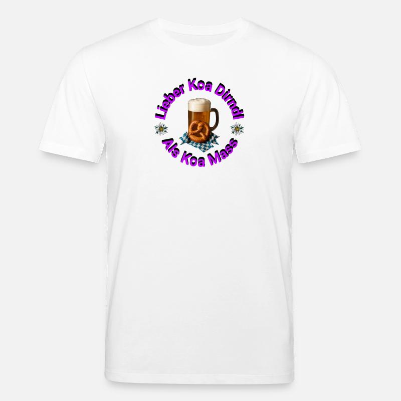 Lieber Koa Dirndl Als Koa Mass - Stanley/Stella Unisex Bio-T-Shirt CREATOR  - Weiß