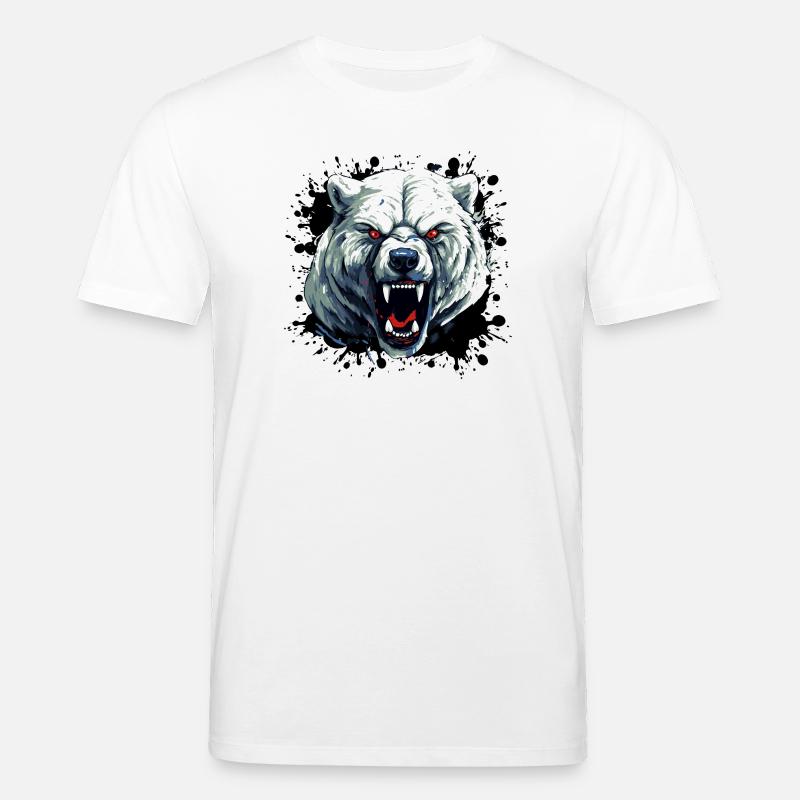 Polar Bär Eisbär - Stanley/Stella Unisex Bio-T-Shirt CREATOR  - Weiß
