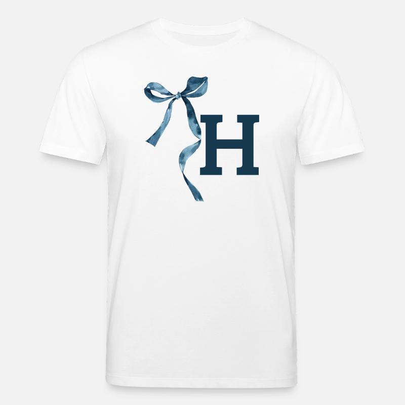 Monogram h Geschenkidee - Stanley/Stella Unisex Bio-T-Shirt CREATOR  - Weiß