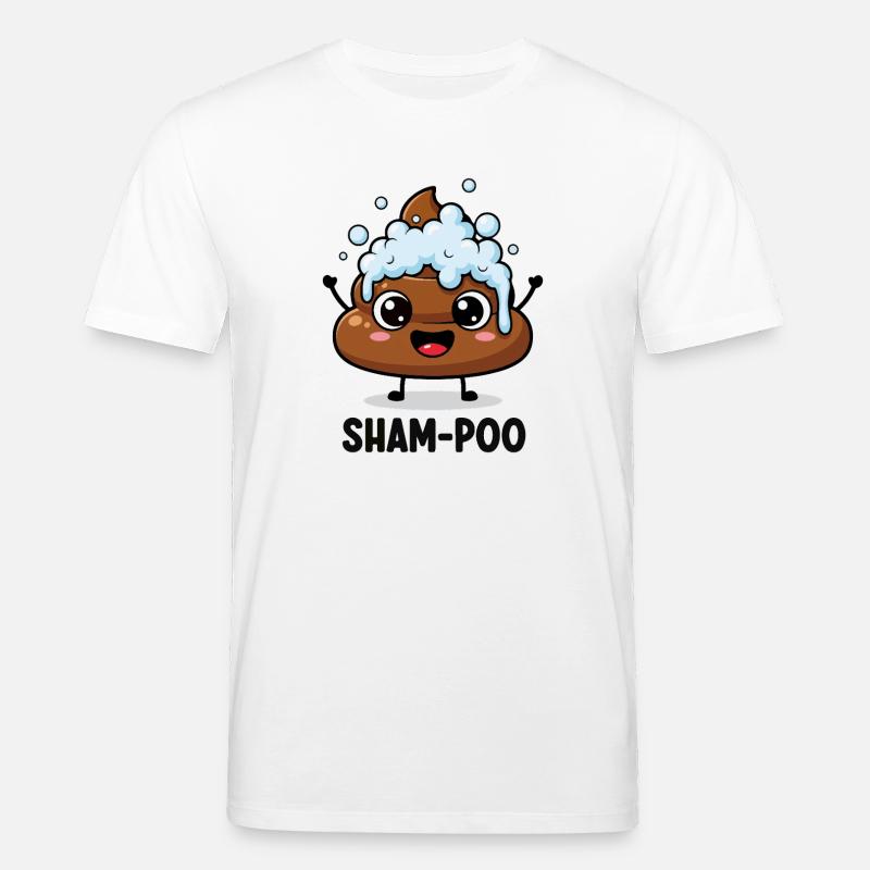 Fête du caca mousseux - T-shirt bio CREATOR Stanley/Stella Unisexe - blanc