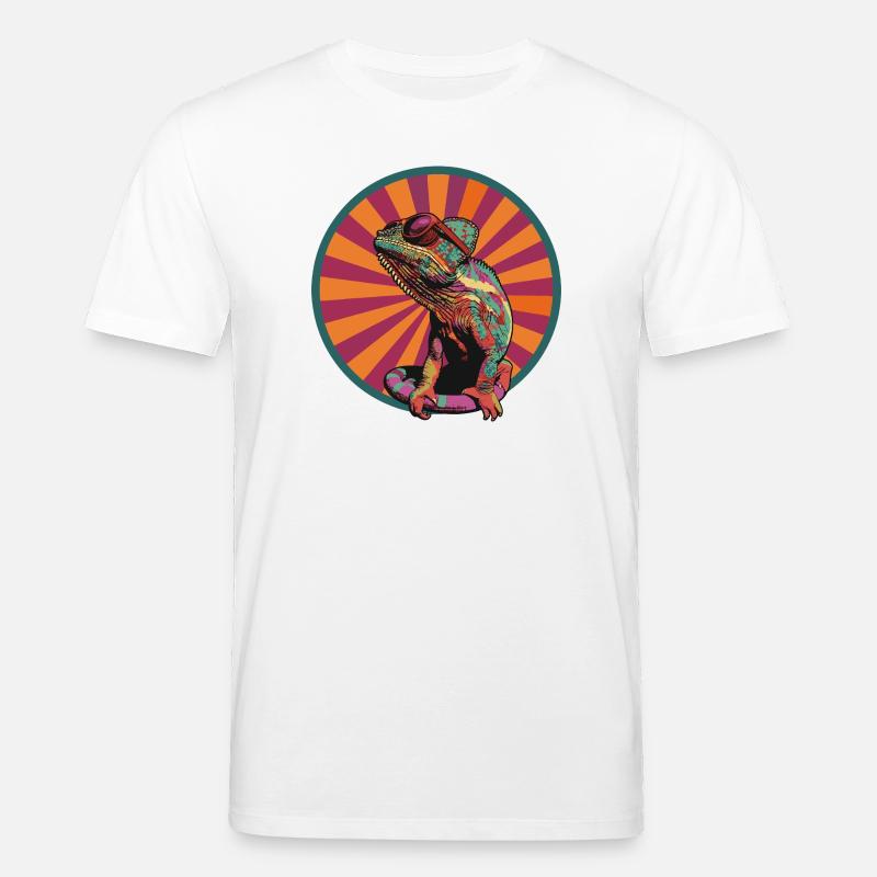 Chamäleons Comic - Stanley/Stella Unisex Bio-T-Shirt CREATOR  - Weiß