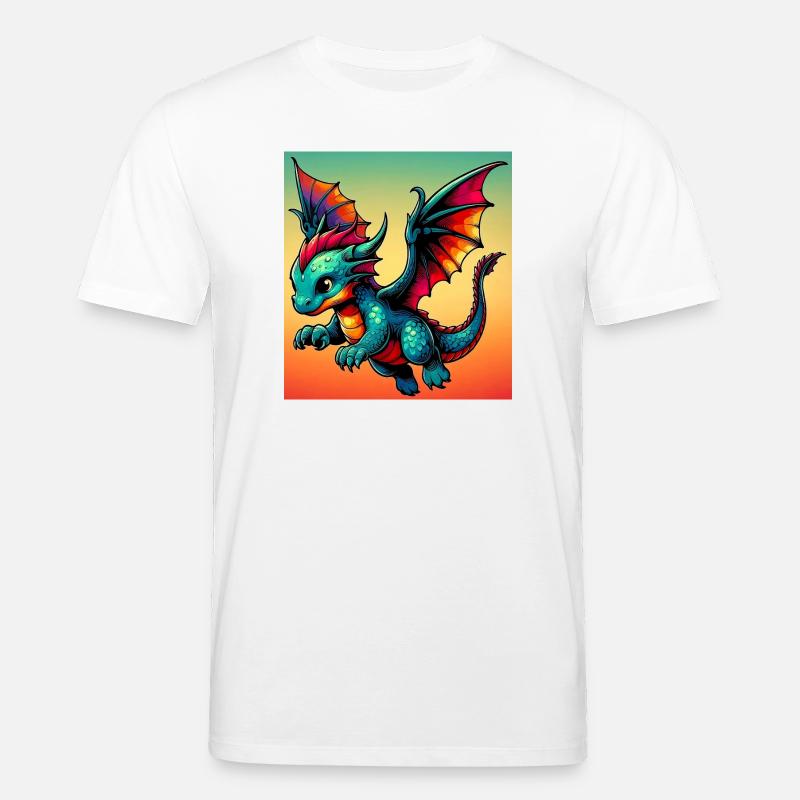 Drache - Stanley/Stella Unisex Bio-T-Shirt CREATOR  - Weiß