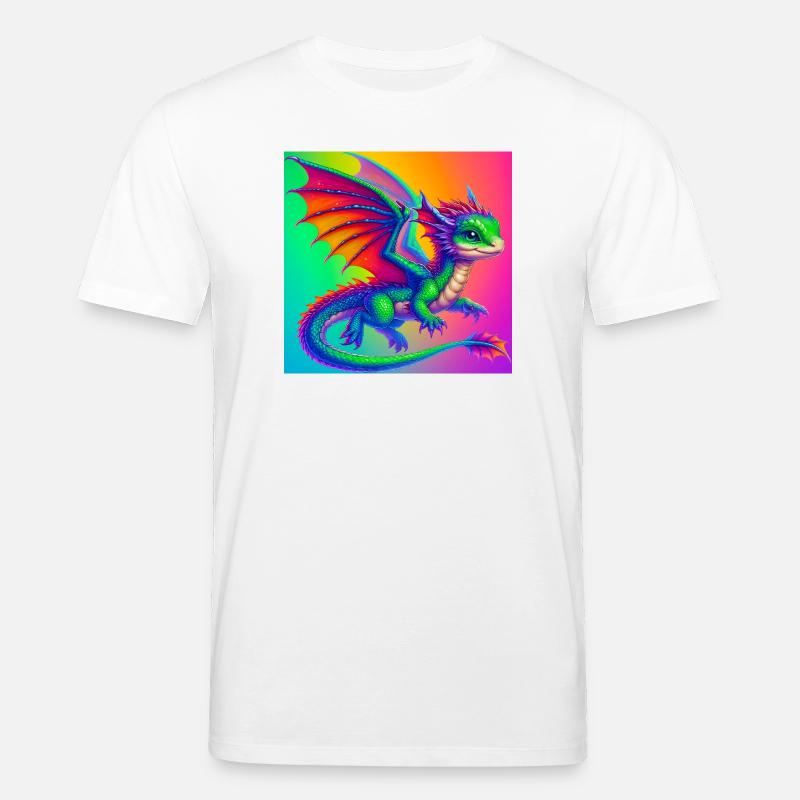 Drache - Stanley/Stella Unisex Bio-T-Shirt CREATOR  - Weiß