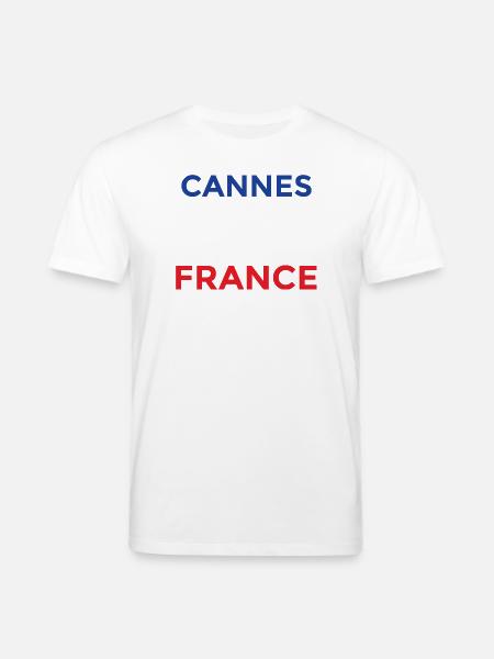 Cannes Liebe Frankreich Design - Stanley/Stella Unisex Bio-T-Shirt CREATOR - Weiß