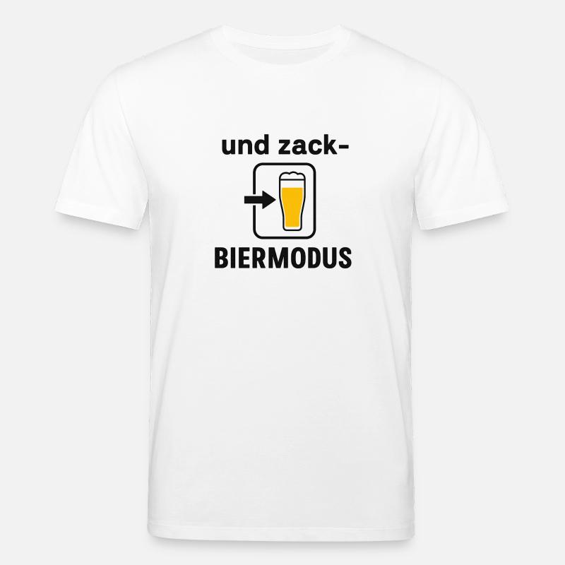 Biermodus Smartphone Design - Stanley/Stella Unisex Bio-T-Shirt CREATOR  - Weiß