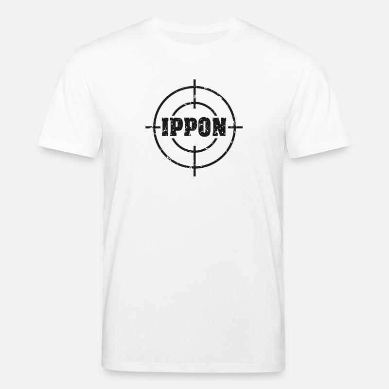 Target_judo_ippon_grunge_karsten_schwarz - Stanley/Stella Unisex Bio-T-Shirt CREATOR  - Weiß