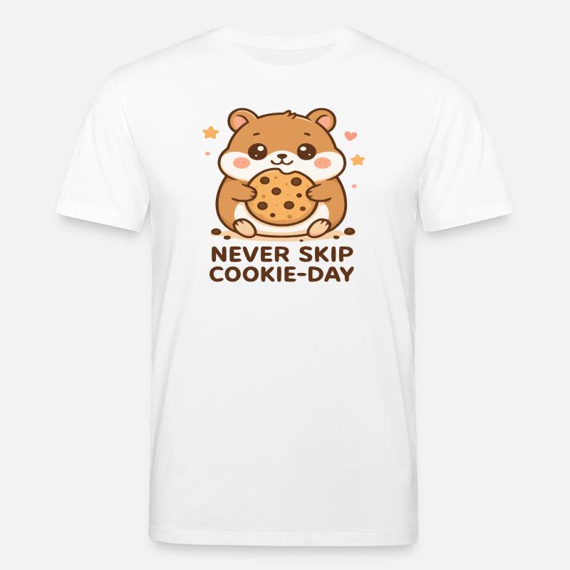 Keksfreudiger Hamster - Stanley/Stella Unisex Bio-T-Shirt CREATOR - Weiß