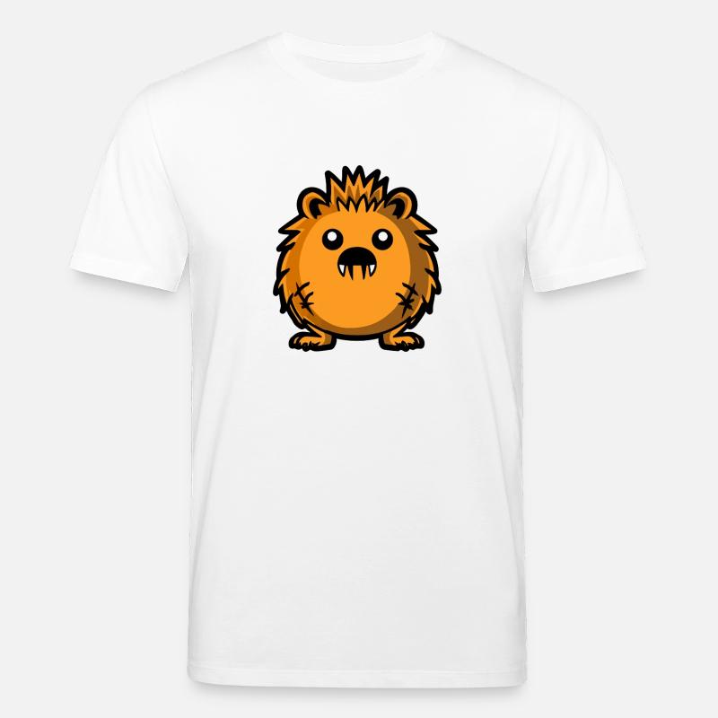 Igel Halloween Comic Lustig - Stanley/Stella Unisex Bio-T-Shirt CREATOR  - Weiß